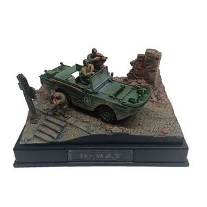 *Forces of Valor D-Day Beach Head Amphibian Jeep Normandy June 6th 1944 Display - Picture 1 of 23