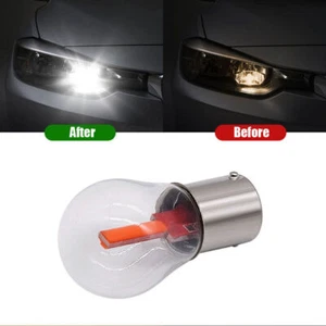 1piece Filament P21W BA15S 1156 LED 1157 BAY15D Car Reverse Light Bulb White/Red - Picture 1 of 16