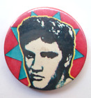 Elvis Presley, 1970s/80s Original Pin Badge 37mm American Rock and Roll #2