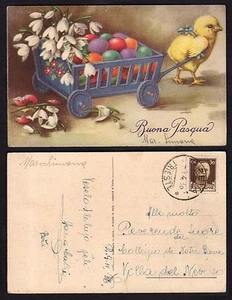 STORIA POSTALE Terre Redente 1936 Cartolina da Preval a Villa del Nevoso (FSE) - Picture 1 of 1