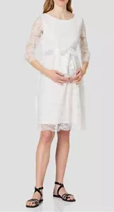 Esprit Maternity Dress Off White In Woman’s Size14 BRAND NEW WITH DEFECTS - Picture 1 of 5