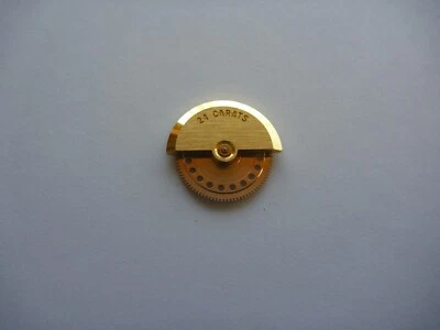 New complete rotor #1143/1 with 24 Karat yellow gold weight Piaget 12P1 movement - Image 1 of 4