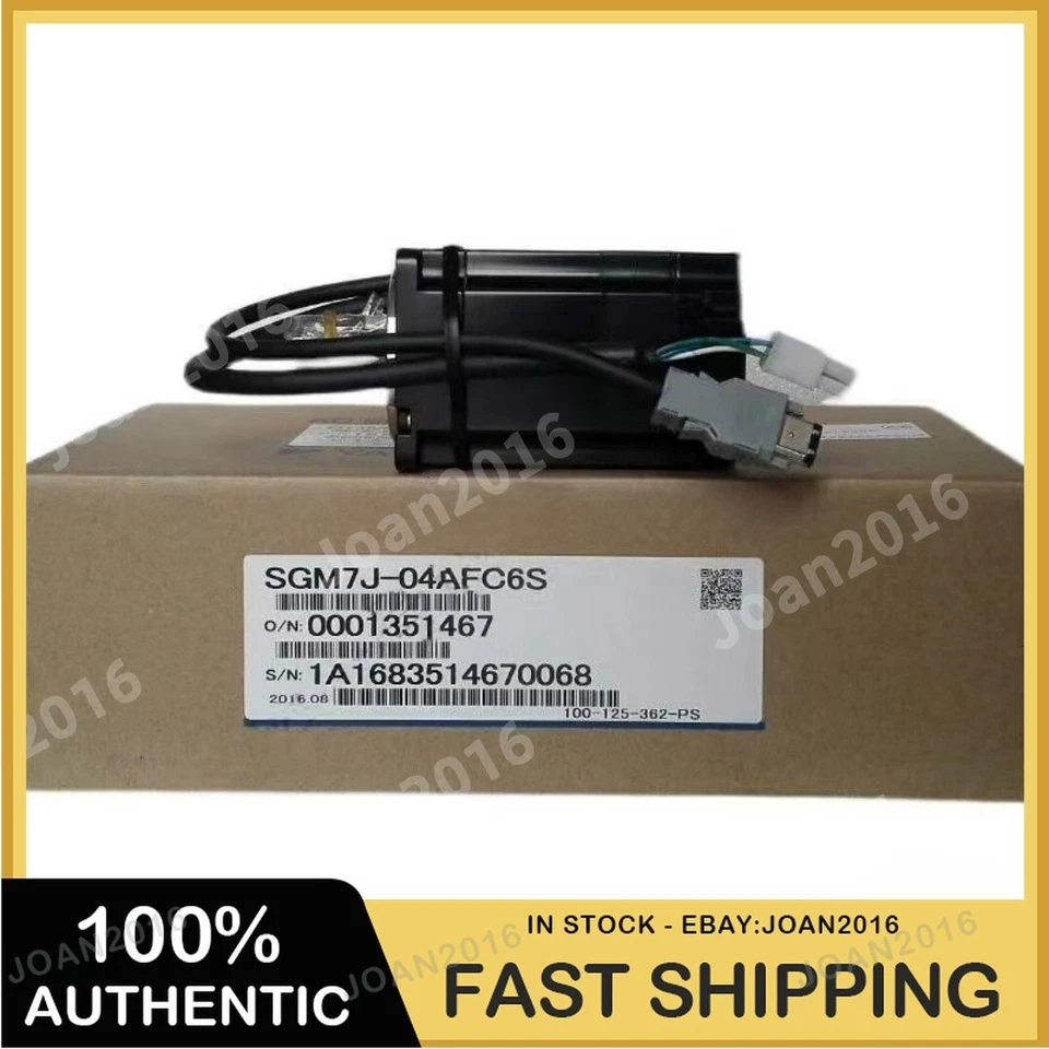 New In Box Yaskawa SGM7J-04AFC6S  AC Servo motor - Image 1 of 2