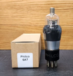 Tubo de vacío Philco 6A7 probado base estampada en caliente - Imagen 1 de 2