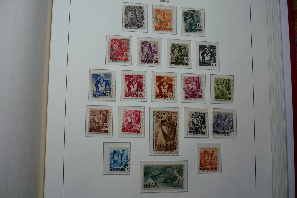 Prophila Collection Briefmarken-Set 'Saarland' | 50 Verschiedene, Ungebrauchte Marken | Für Sammler & Einsteiger