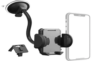 Hama Universal Car Phone Holder Kit (2-in-1 Car Phone Holder, Air Vent Clip and - Photo 1 sur 1