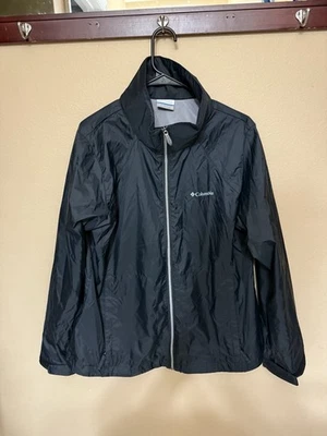 Chaqueta cortavientos Columbia negra para mujer talla XL Foto 1 de 4