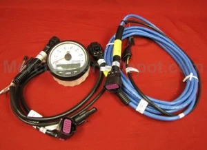 Tacómetro Mercury SmartCraft SC1000 blanco 79-8M0135634 y 879982T20 arnés de lata - Imagen 1 de 9