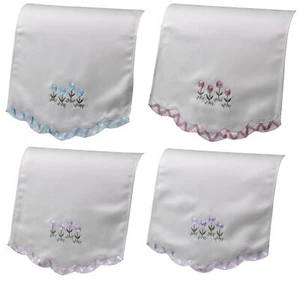 Rose Garden Antimacassar Sofa Settee Chair Back Napery Furniture Protector Cream - Picture 1 of 6