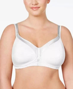NEU Playtex Full Figure 18 Hour Sleek & Smooth BH ohne Bügel 4803 38D weiß - Bild 1 von 2