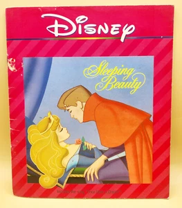 Vintage 1990 Disney's SLEEPING BEAUTY Read-Along Paperback Book, GREAT CONDITION - Picture 1 of 7