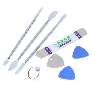 8pcs Phone Repair Metal Opening Tool Cellphone Disassemble Crowbar Steel Pr*-* - Photo 1/12