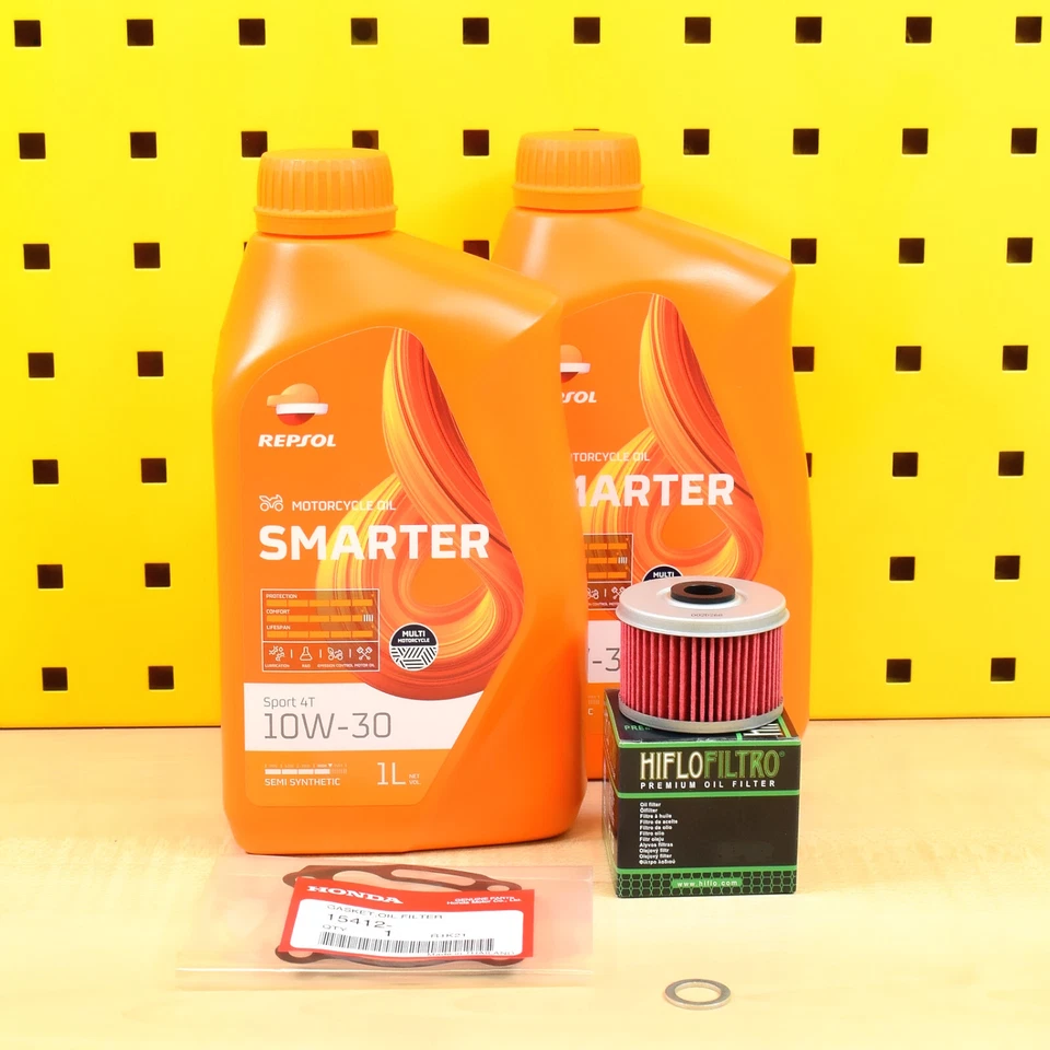 Kit Cambio Olio per Honda CRF 250 300 L RL LA RLA Filtro Olio Repsol Sport 10W30 - Immagine 1 di 1