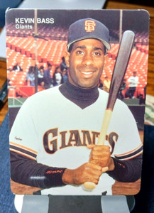 1990 Mother's Cookies Baseball Card of Kevin Bass #24 (NM) Free Returns