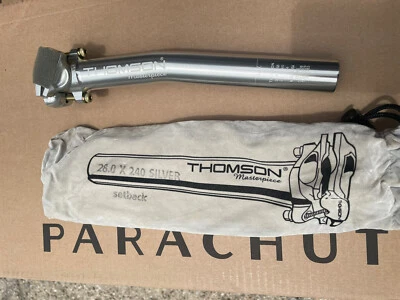 Thomson Masterpiece bicicleta retroceso tija de sillín 28,0 X 240 plata Foto 1 de 4