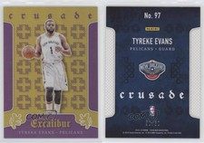 2015-16 Panini Excalibur Crusade Purple /60 Tyreke Evans #97