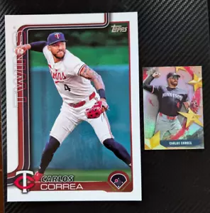2025 Topps Super Box Oversized Jumbo Carlos Correa Twins + SMLB - Dinged Corner - Bild 1 von 3