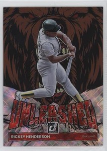 2022 Panini Donruss Unleashed Diamond Rickey Henderson #UL-17 HOF