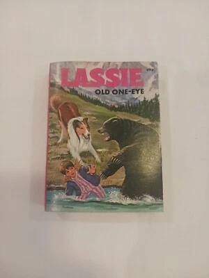 Vintage 1975 Lassie, Old One Eye, (Big Little Book) paperback, Good Condition Foto 1 de 4