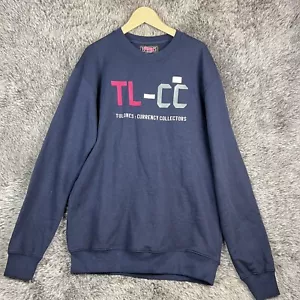 Sudadera Tulones Currency Collectors Hombre Talla XXXL 3XL Azul Bordada - Imagen 1 de 15