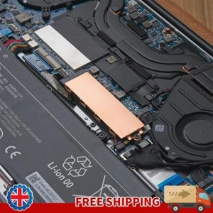 Copper M.2 Heatsink 386.4w/(m.k) 2280 SSD Copper Cooler for M.2 NVMe 2280 SSD - Bild 1 von 12