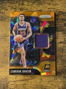 2019-20 Panini Prizm Basketball Cameron Johnson Rookie Patch Orange Ice - Bild 1 von 2
