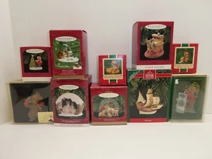 Lot of 10 Hallmark Ornaments MIB - Picture 1 of 11
