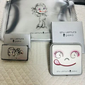 Shu Uemura Peko-chan Collaboration Limited Edition 3-Piece Pouch Set 2023 - Picture 1 of 8