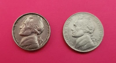 Incredibly Rare Circulated Jefferson Nickel With Raised Rim Illegible Date - Image 1 of 4