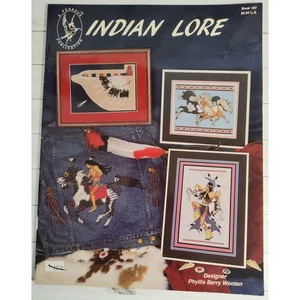 Pegasus Indian Lore Cross Stitch Patterns Native American, Dancer, Horses - Picture 1 of 8
