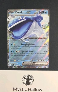 Pokemon Destined Rivals Dondozo ex 66/182 Double Rare - Picture 1 of 2