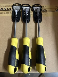 (3)-5/16" DIAM x 6" Grado Professionale OAL 10" Cacciavite a Scanalatura con Magnetico (J - Foto 1 di 10