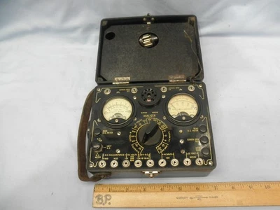 Late 1920s Burton Rogers Analyzer-Very Early Tube Tester NR RADIOORPHANAGE - Image 1 of 4