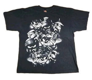 Vtg Looney Tunes Graphic All Over Print AOP Fifth Sun T-Shirt Warner Bros Sz XL - Picture 1 of 7