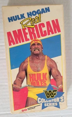 1989 WWF Hulk Hogan: Real American (VHS Tape, Hulk Hogan) - Image 1 of 4