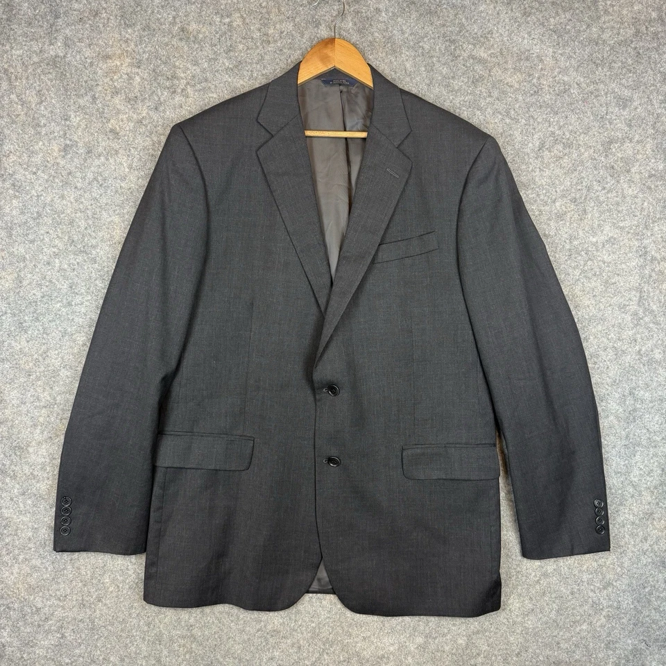 Brooks Brothers Makers & Merchants 1818 Madison Estrato 羊毛西装外套男式 46L 灰色 — 第 1/4 张图片