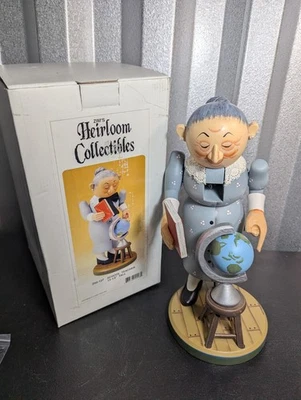 Heirloom Collectibles Zim's Geography Teacher 2003  Nutcracker 13" Tall Wood - Image 1 of 4