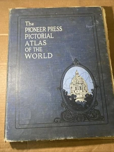 stampa pioniera atlante pittorico del mondo 1906 minnesota - Foto 1 di 24
