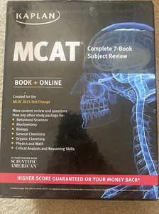 Kaplan MCAT 2015 7-Book Subject Review Book Set - Picture 1 of 4