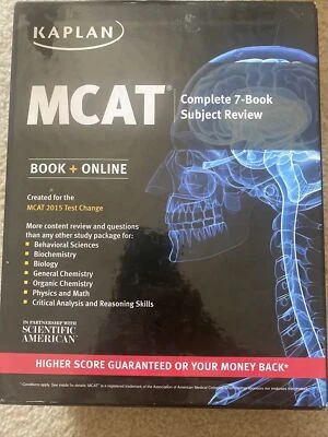 Kaplan MCAT 2015 7-Book Subject Review Book Set - Image 1 of 4