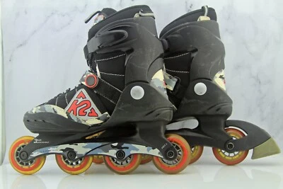 Patines en línea expandibles ajustables K2 Raider para jóvenes talla 6-8 negros Foto 1 de 4