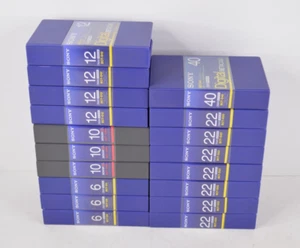Lote de 18 cintas digitales Betacam DigiBeta Sony BCT-D6 D10MA D12 D22 D40 NUEVAS - Imagen 1 de 7