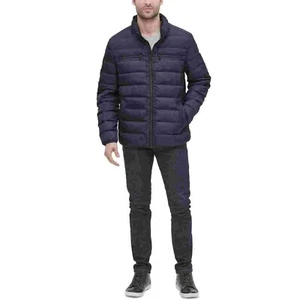 Cole Haan Men's Quilted Zip-Front Jacket Navy M B4HP $395 - Picture 1 of 1