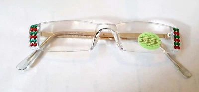 GAFAS DE NAVIDAD HECHAS CON CRISTALES EUROPEOS FINOS LECTORES Foto 1 de 2