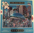 Dowdle~”CHICAGO BEAN”~500 Pc.~16”X 20”~Puzzle W/Collectible Box~NEW~USA~FREE SH.