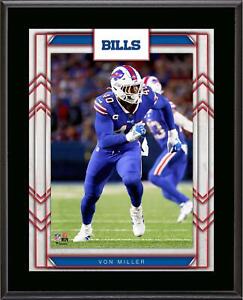 Von Miller Buffalo Bills 10.5" X 13" Sublimated Player Plaque