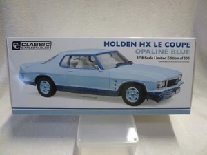HX LE COUPE MONARO OPALINE BLUE OPENING PARTS 1:18 SCALE HOLDEN - Bild 1 von 4