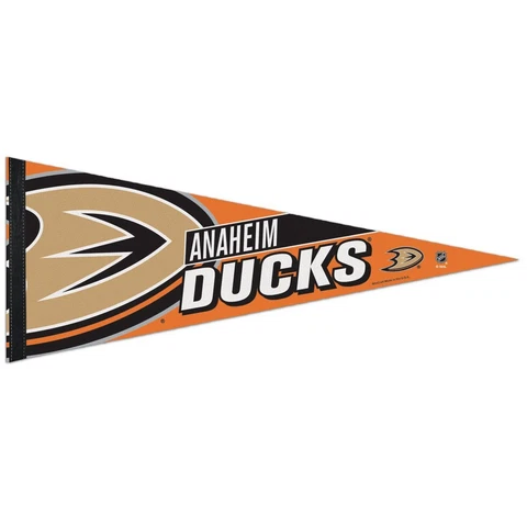 ANAHEIM DUCKS ROLL UP PREMIUM FELT PENNANT 12"x30" NEW WINCRAFT 🦆 Cover