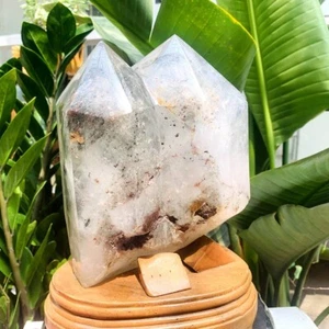 10,93 lb Natural Verde Fantasma Cuarzo Cristal Mineral Espécimen Reik+soporte - Imagen 1 de 21