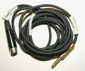 AVID - SWITCHCRAFT CONNECTORS 10 FEET XLR FEMALE 3 PIN TO 1/4 JACK GOLD PLATED